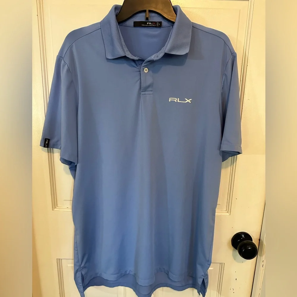 Polo Ralph Lauren RLX Golf Course Shirt‎ in Blue Size Large